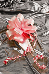 bow on the white background