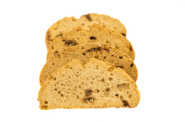 rich cookies with chocolate