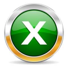 Obraz premium cancel icon