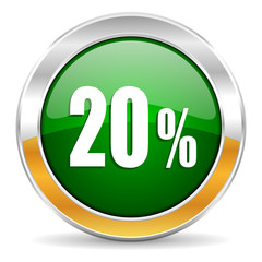 20 percent icon