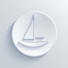 Vector light circle icon. Eps10