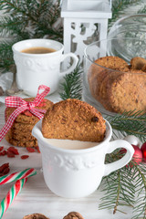 milk and cookies for santa