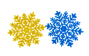 snowflakes isolated