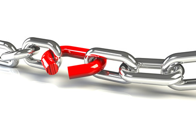 Obraz premium Kette Risiko