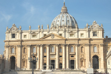 Fototapeta na wymiar Bazylika Świętego Piotra w Rzymie (Petersdom, Bazyliki Świętego Piotra)