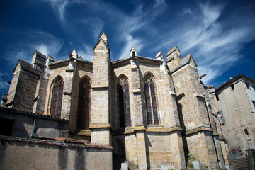 Fototapeta premium chatedral in Limoux, France