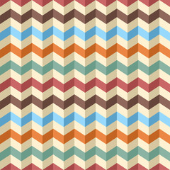 Seamless zig-zag chevron pattern. Vector