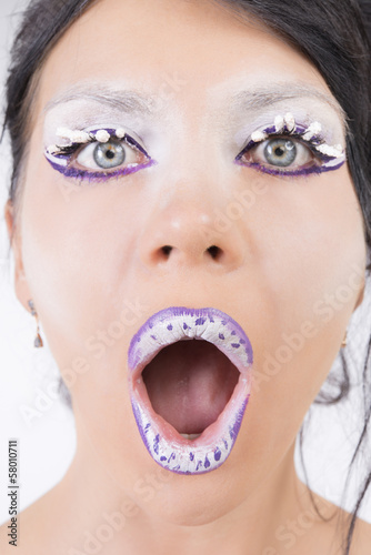 Foreign Women To Relate Women Open Mouth