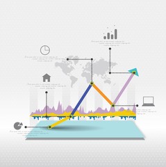 Infographics elements. Vector design.