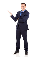 businessman presenting