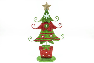 Metal tree decoration