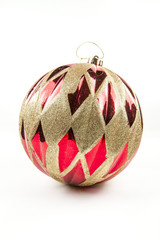 Red and gold ornament