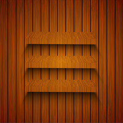 Vector ahelfs on wooden background. Eps10