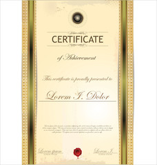 Certificate template