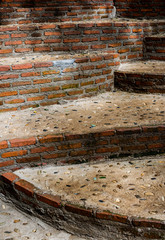 Brick stair