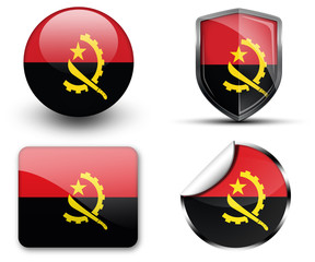 Angola flag icons