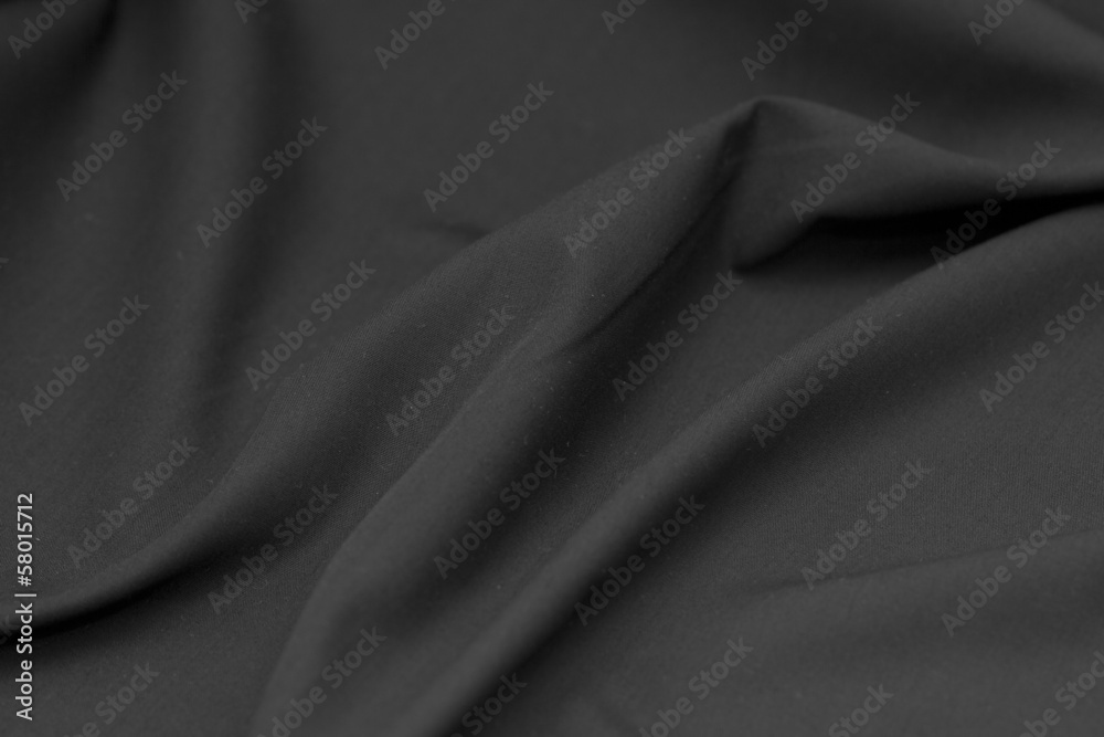 Wall mural background of black cloth. texture