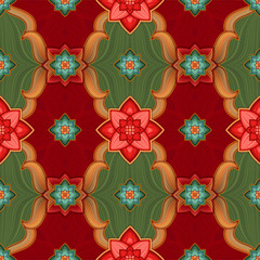 Christmas gift wrapping paper pattern background