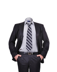 businessman without a head