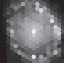 Dark Hexagonal Pattern