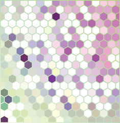 Violet Hexagonal Pattern