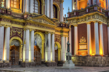 Obraz premium San Francisco in the city of Salta, Argentina