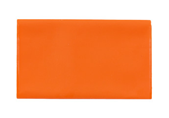 orange envelope on a white background