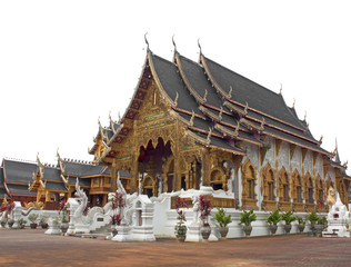 Buddhist places of worship.