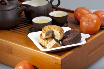 Moon cakes for the Chinese Mid-autumn festival