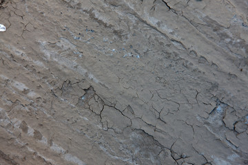 ひび割れた地面