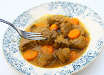 boeuf bourguignon aux carottes