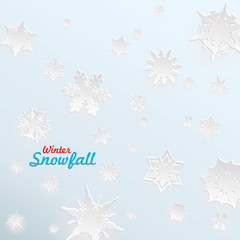 Creative snow template for christmas and winter graphics