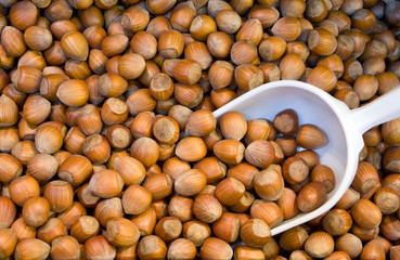 hazel Nuts background