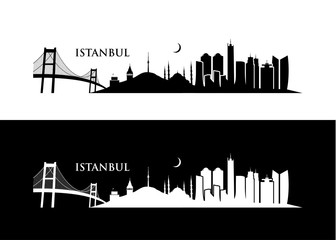 Obraz premium Istanbul skyline