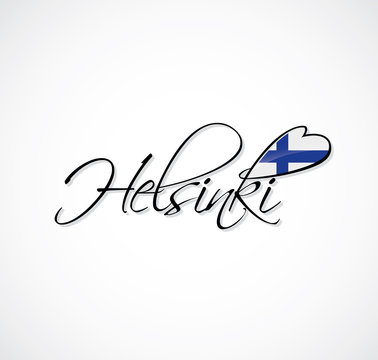 Helsinki lettering