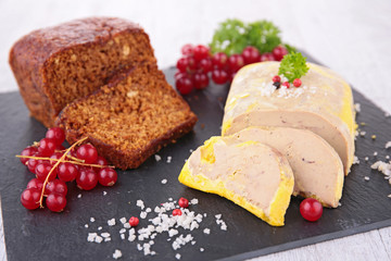 goose liver and gingerbread