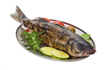 Roasted seabass