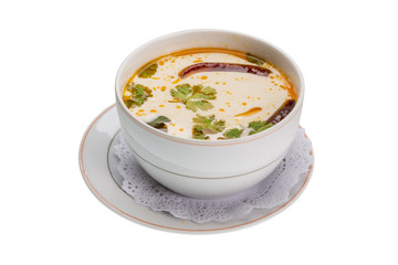 Thai famous soup Thom Yam