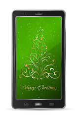 Mobile with Christmas tree