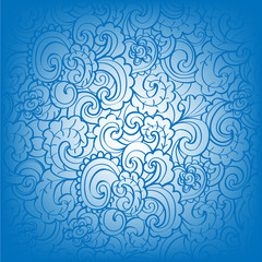vector seamless abstract winter pattern