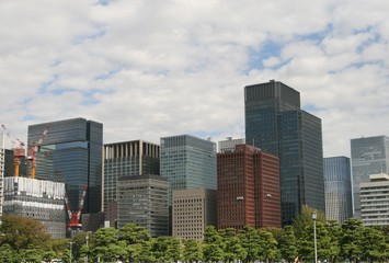 Fototapeta premium Tokyo office building