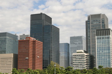 Fototapeta premium Tokyo office building