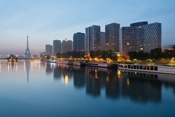 Paris immeubles tour eiffel