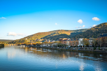 Obraz premium view to old town of Heidelberg