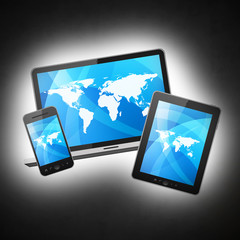 Mobile phone, tablet pc and