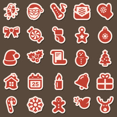 christmas iconset sticker