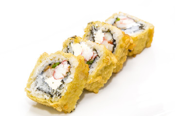 delicious seafood sushi at a Japanese restaurant