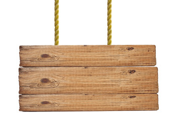 signboard isolated on a white background