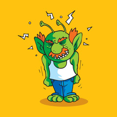 Green Goblin Blowing