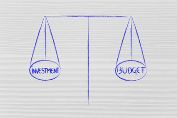 balance measuring investment and budget